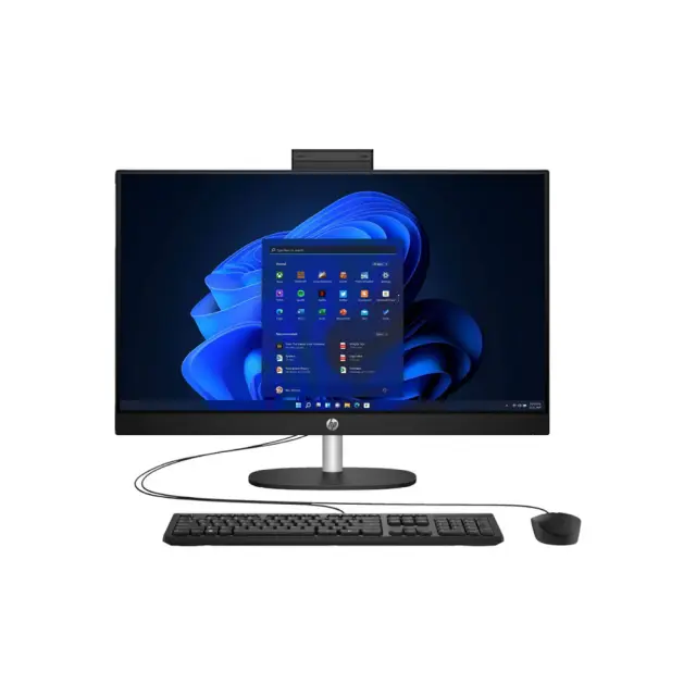 HP All-in-One 24-cr0258nh PC (A0CR5EA) 13th Gen Intel Core i7-1355U 16GB DDR4-3200 MTs RAM 512GB PCIe NVMe M.2 SSD 23.8 Inches FHD IPS Non-Touch Display