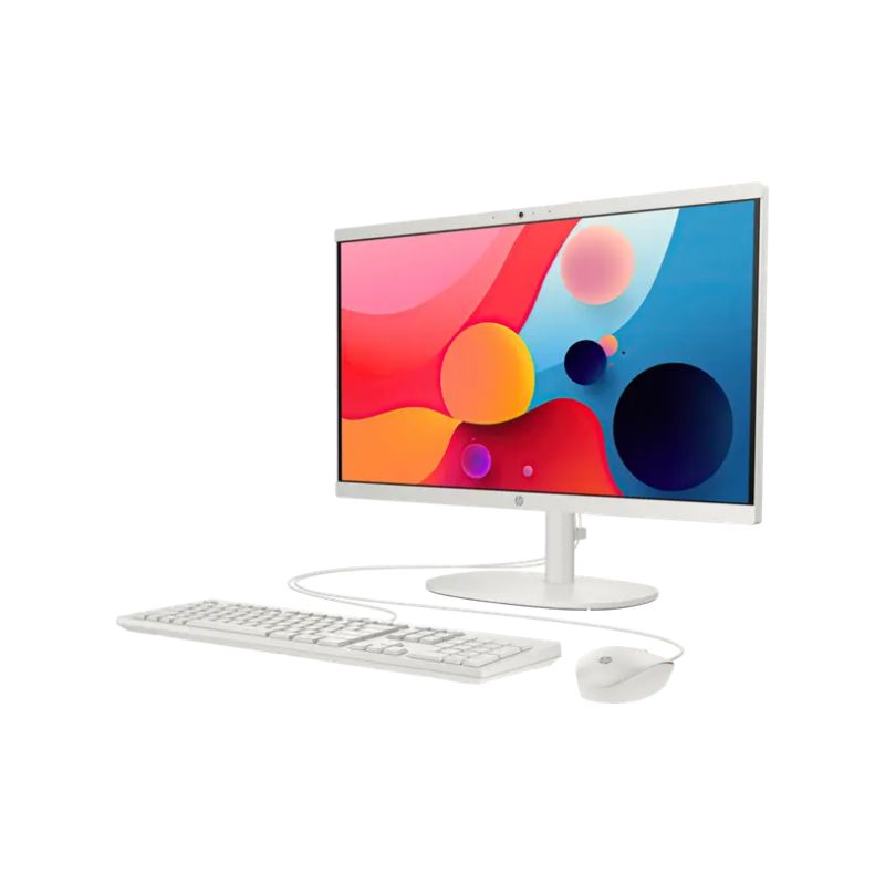 HP All-in-One Desktop 22-dg0012nh (A99BJEA) Intel Core i3-N300 8GB DDR5-4800 MTs RAM 512GB PCIe NVMe M.2 SSD 21.5 Inches Diagonal FHD Display