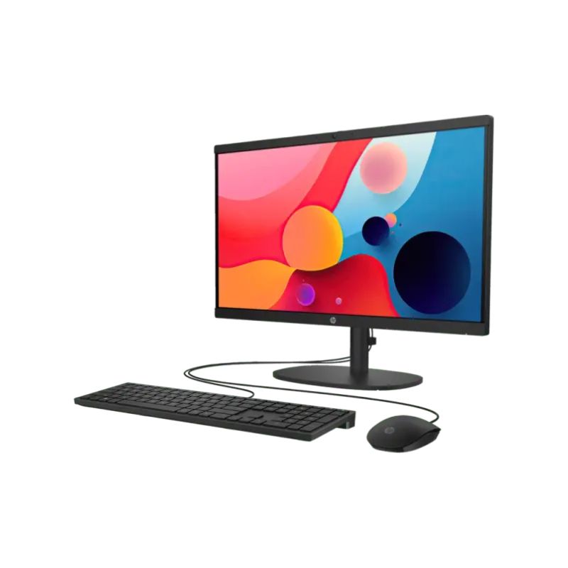 HP All-in-One Desktop 22-dg0013nh (A99BKEA) Intel Core i3-N300 8GB DDR5-4800 MT/s RAM 512GB PCIe NVMe M.2 SSD 21.5 Inches Diagonal FHD Display