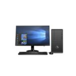 HP Microtower Pro A G3 Microtower AMD Ryzen 5 Pro 2400GE@3.20 8GB DDR4 RAM 500GB HDD DVDRw Gaming Desktop Plus Keyboard Plus Mouse and 18.5 Inches Ex UK Monitor