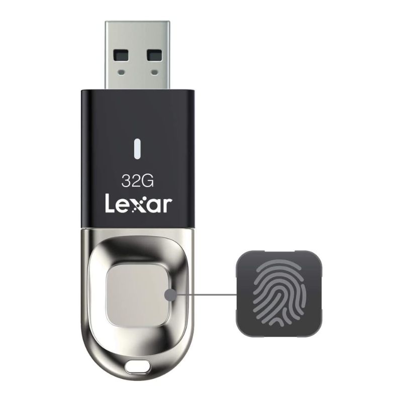 Lexar 32GB Fingerprint F35 USB 3.0 Flash Drive