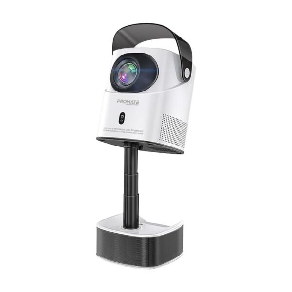 Promate Beamer-A250 4K Ultra HD Projector with LCD Technology