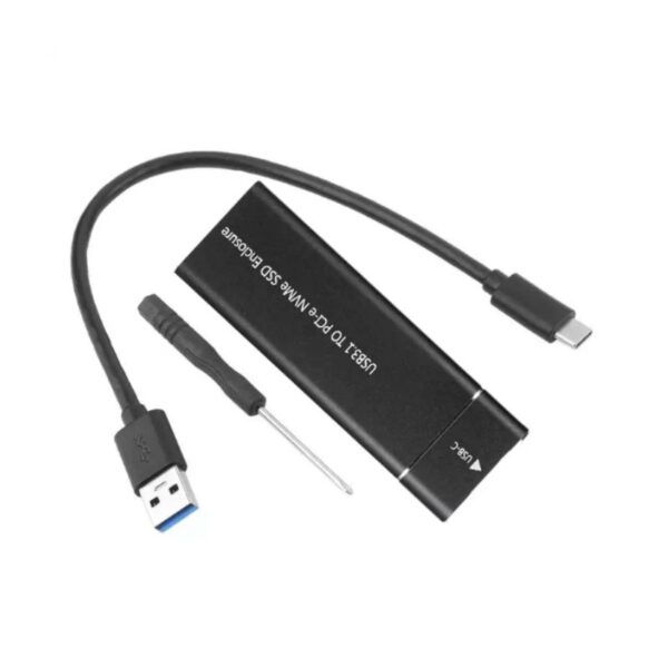 Single Notch SSD Casing USB 3.0 To M.2 SSD Enclosure