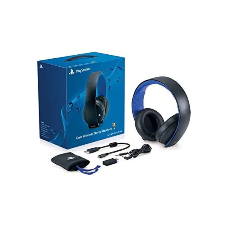 Sony PlayStation Gold Wireless Headset 7.1 Surround Sound PS4