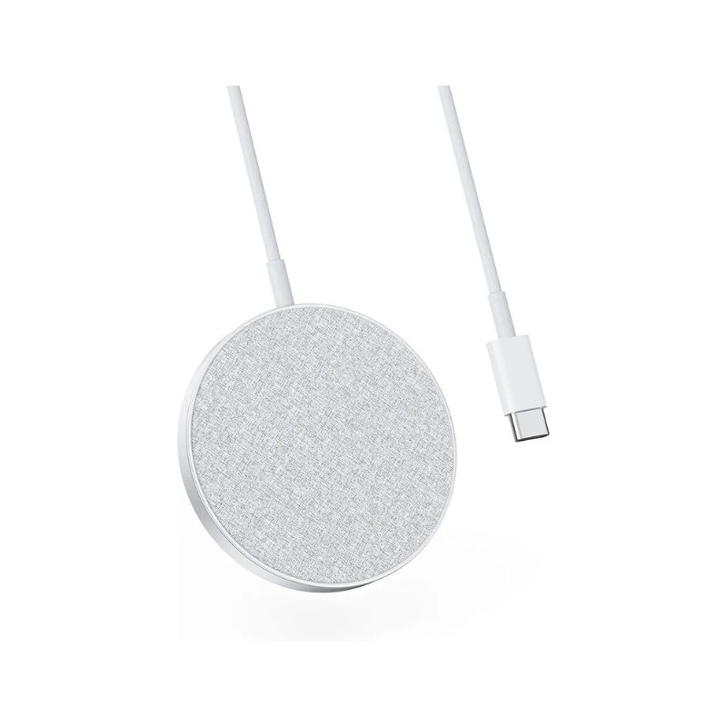 Anker PowerWave Select+ Magnetic Pad 5 Magnetic Wireless Charging Pad with Sleek Design Built-in Charging Cable 7.5W