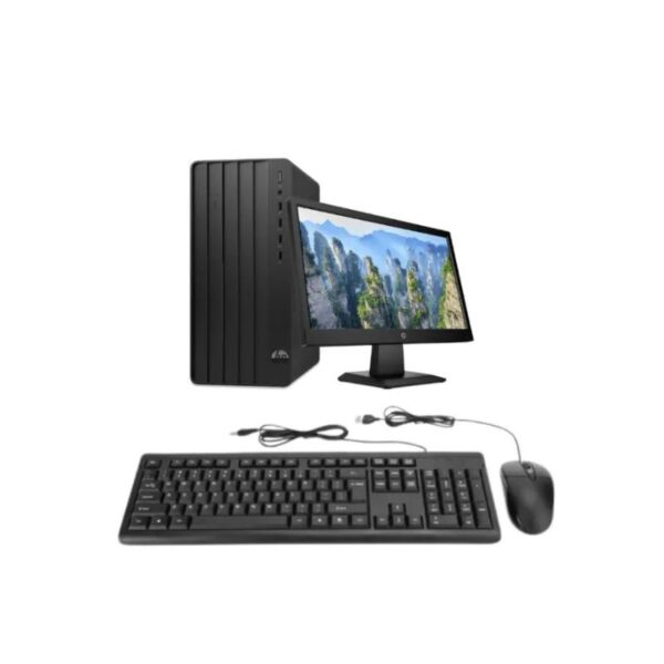 HP EliteDesk 600 G9 Tower PC 12th Gen Intel Core i5-12500 16GB RAM 1TB HDD Plus 128GB SSD Intel UHD Graphics 770 Plus HP USB Keyboard & Mouse and 18.5 Inches Ex UK Monitor