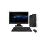 HP ProDesk 600 G3 8th Gen Intel Core i5-8500 Processor 8GB DDR4 RAM 256GB SSD Intel HD Graphics 630 CPU With 24 Inches FHD Monitor Plus Keyboard & Mouse 6 Months Warranty