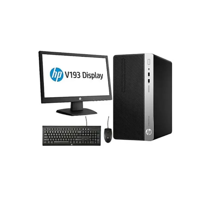 HP ProDesk 600 G4 Microtower PC Intel Core i7-8700 3.30 GHz 16GB DDR4 RAM 512GB SDD Intel UHD Graphics 630 complete set with 22 Inches Monitor Ex Uk 6 Months Warranty