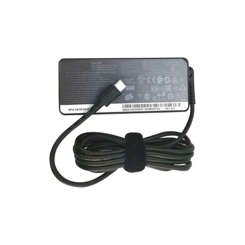 Lenovo USB Type-C Travel Laptop Adapter- Original