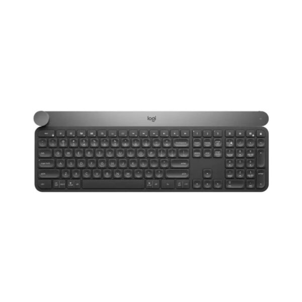 Logitech Craft Wireless Keyboard Programmable Input Dial Automatic Backlit Keys Rechargeable Keyboard