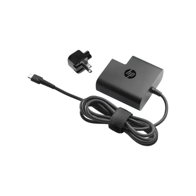 Original HP 65W USB-C Type C 20V 3.25A Square Power Adapter Charger