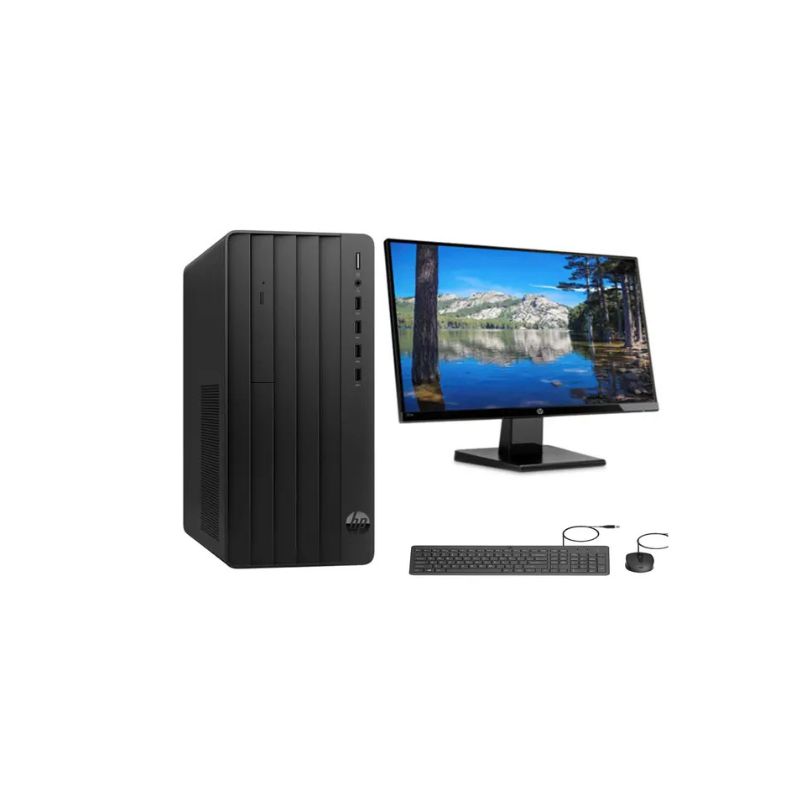 HP Pro Tower 290 G9 Desktop PC Bundle 13th Gen Intel Core i7-13700 16GB RAM 512GB SSD FreeDOS Plus HP 125 Wired Keyboard & Mouse and HP 322pv HP Series 3 Pro 21.45 FHD LCD Monitor Anti-glare Display (9U5A2AA)