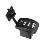 Generic 2-Port USB Car Charger Black