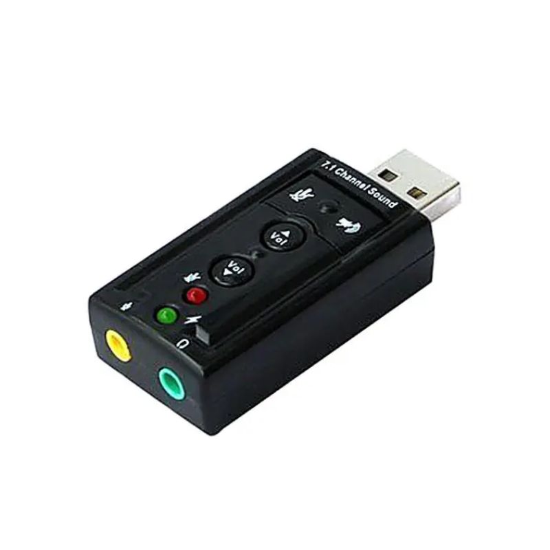 Virtual 7.1 USB Stereo Audio Adapter External Sound